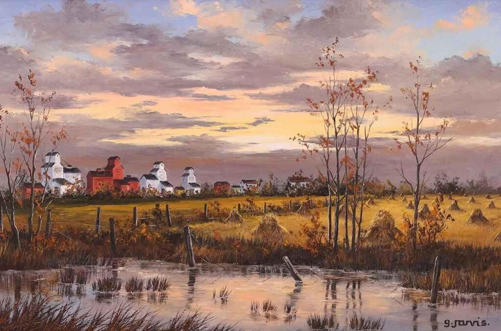 Georgia Jarvis (1944-1990) - Prairie Sunset