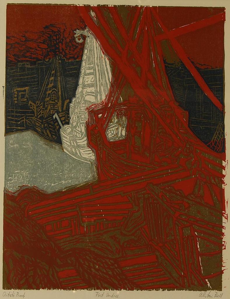 Alistair Macready Bell (1913-1997) - woodcut