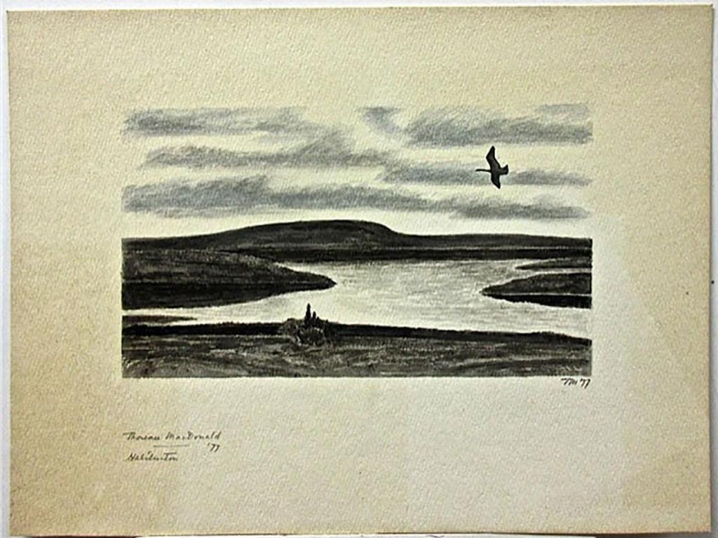 Thoreau MacDonald (1901-1989) - Goose In Flight