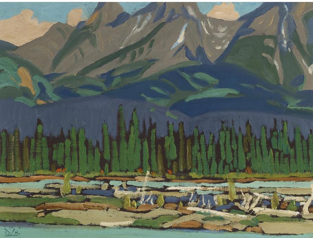 Illingworth Holey (Buck) Kerr (1905-1989) - Kootenay River, July ‘79
