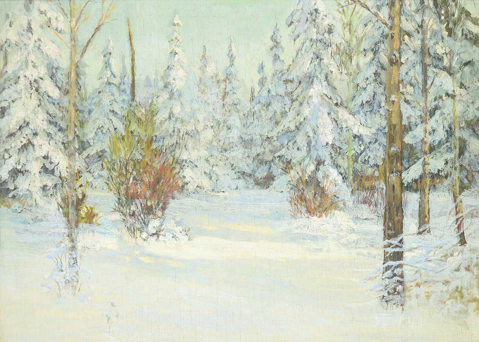 Albin Jr. Cartmell - Untitled - Through the Snowy Trees
