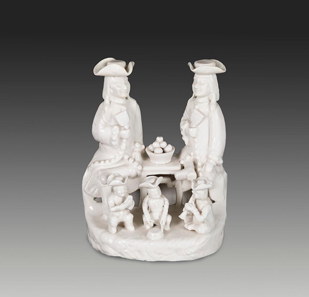 Chinese Art - A Chinese Export Blanc-de-Chine Figural Group, 18th Century