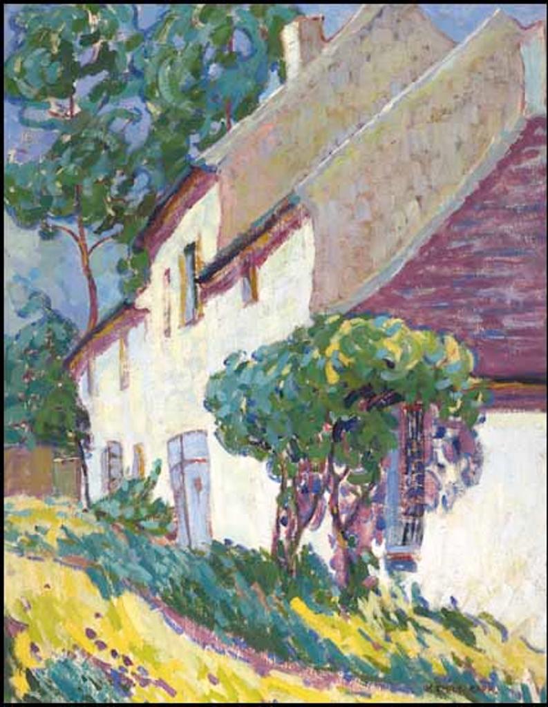 Emily Carr (1871-1945) - House with Slanted Roof ~ Brittany