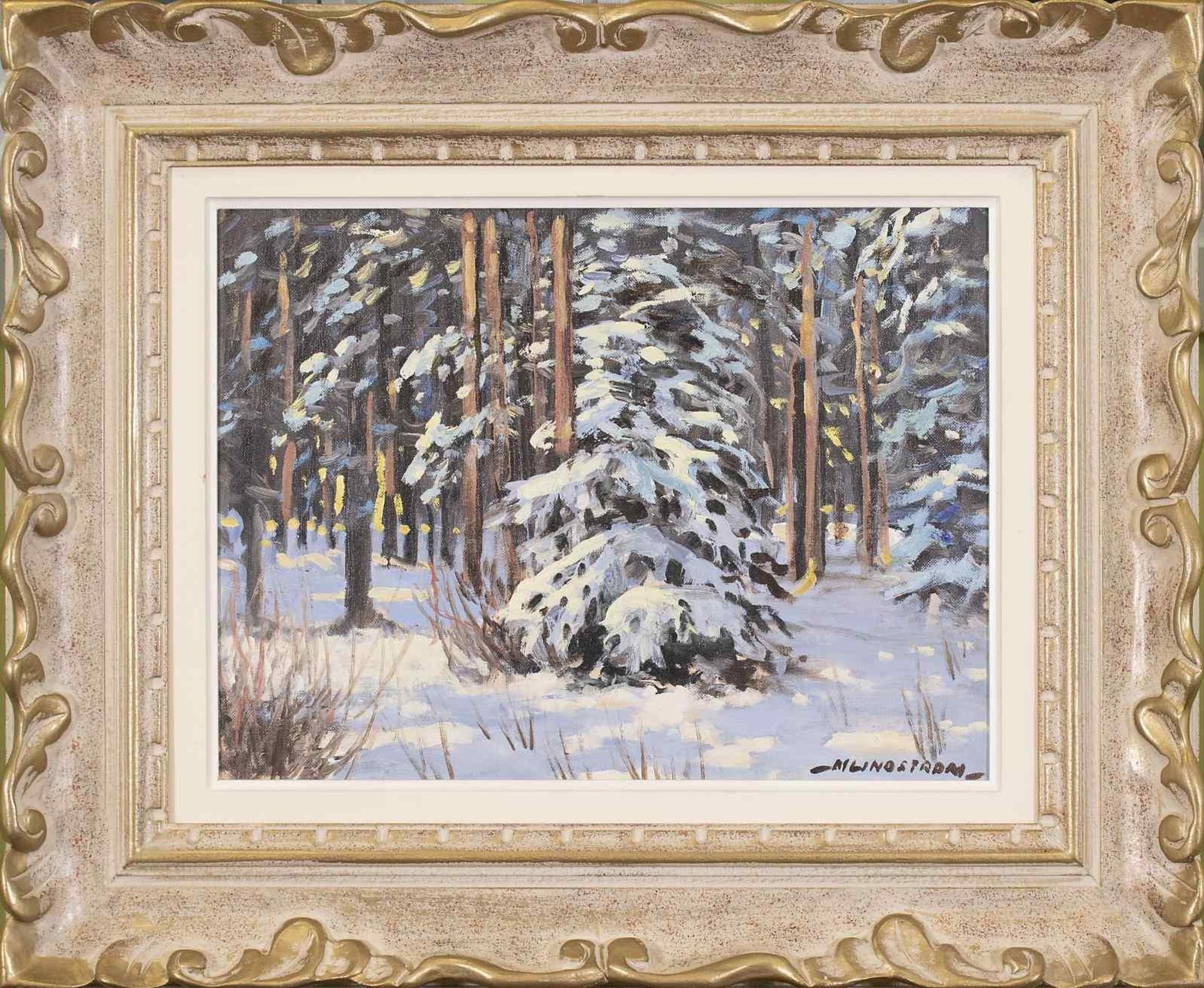 Matt Lindstrom (1890-1975) - Untitled, Winter Trees