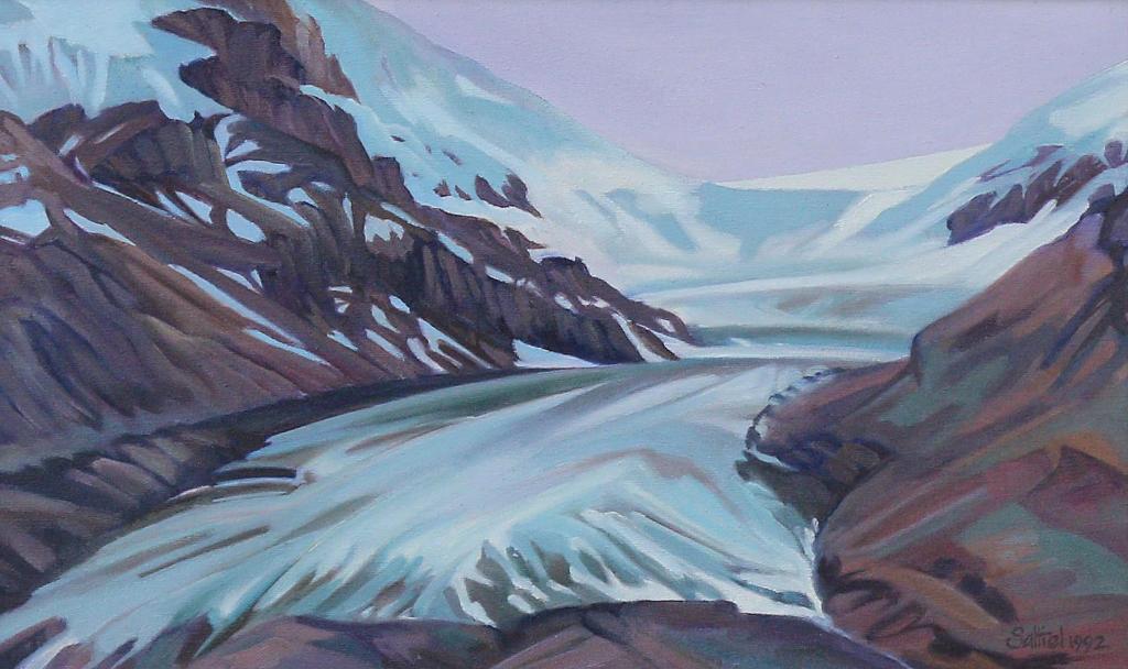 Alice Saltiel-Marshall (1948) - Columbia Icefield, Jasper; 1992