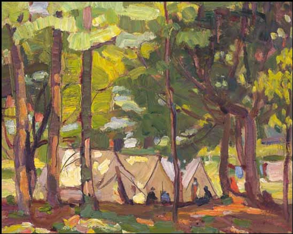 Peter Clapham (P.C.) Sheppard (1882-1965) - Campers