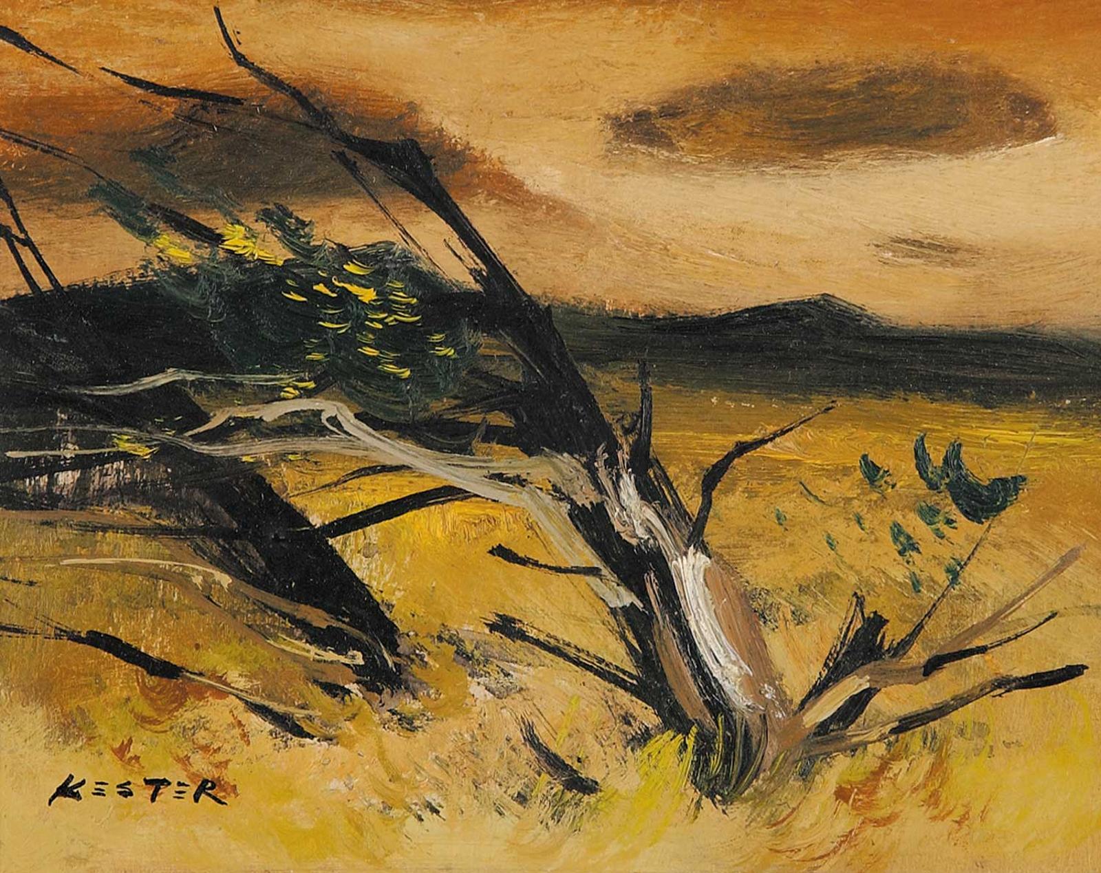 Lenard Kester (1917-1997) - Landscape at Sunset