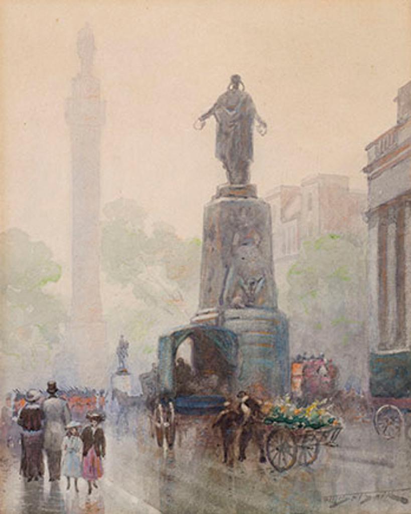 Frederic Martlett Bell-Smith (1846-1923) - Waterloo Place, Guards Monument, London