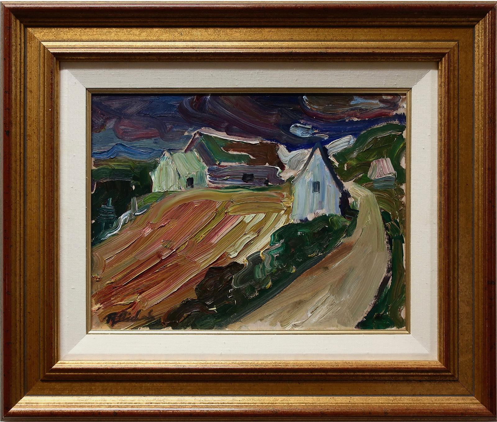 René Jean Richard (1895-1982) - Untitled (House On Hilltop)