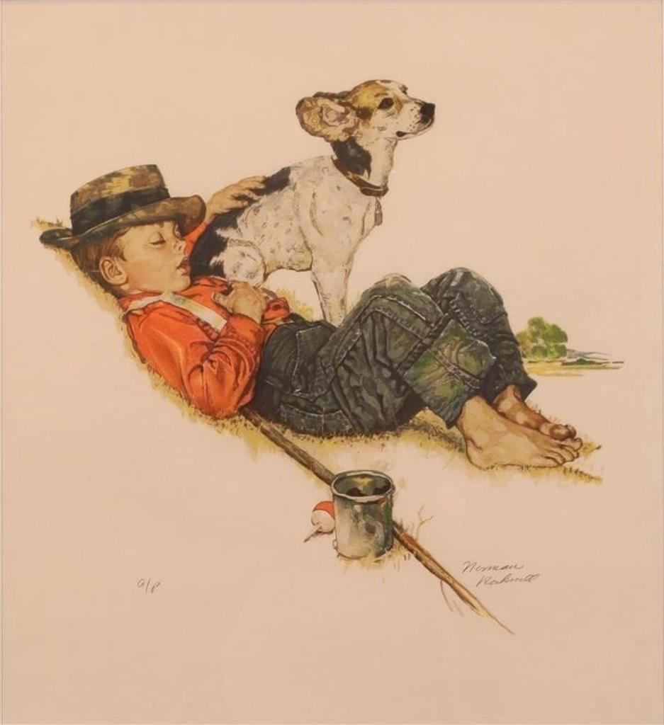 Norman Perceval Rockwell (1894-1978) - Love Pat / Measure Of Love / Love At First Sight / Loves Little Treasures; 1975