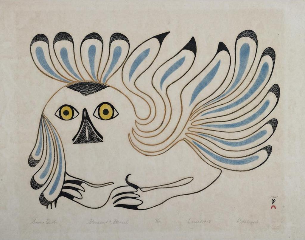 Pitaloosie Saila (1942-2021) - Snow Owl