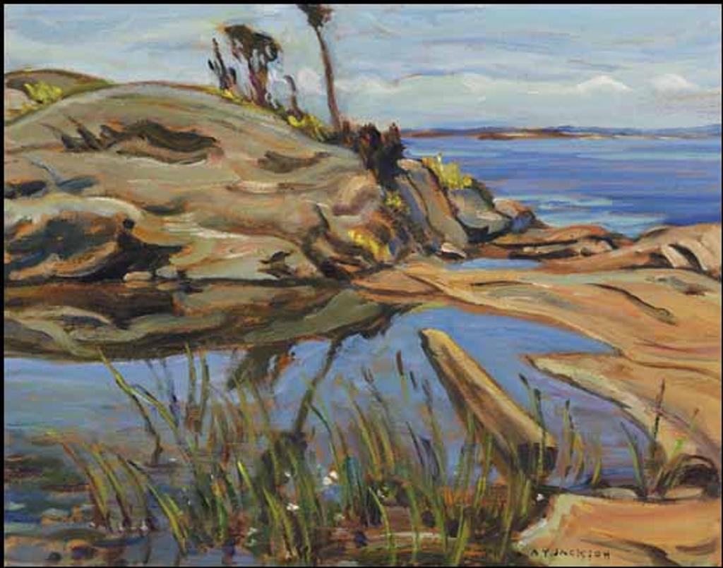 Alexander Young (A. Y.) Jackson (1882-1974) - Lagoon on Jackman's Island