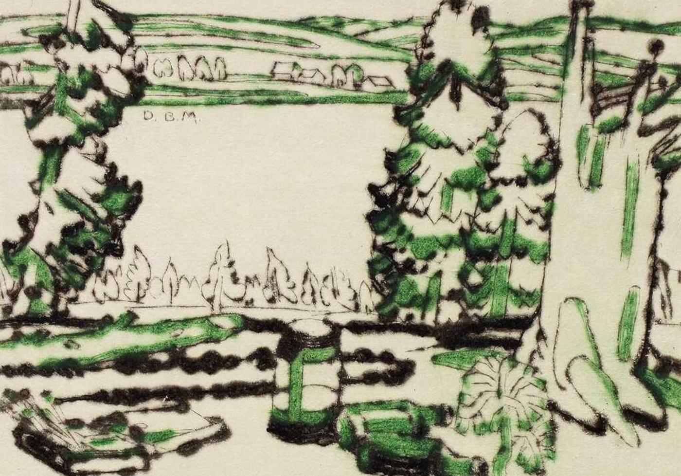 David Browne Milne (1882-1953) - Painting Place; 1931