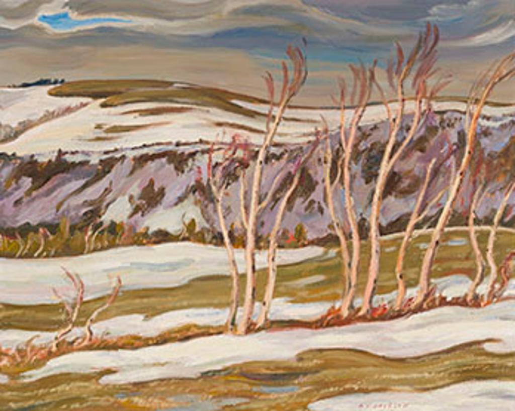 Alexander Young (A. Y.) Jackson (1882-1974) - April Day, Ste. Marthe, Gaspé