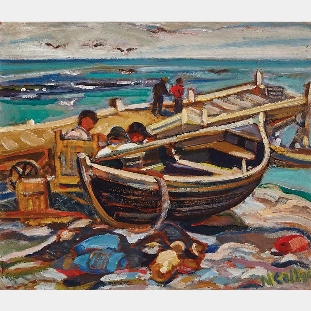 Nora Frances Elisabeth Collyer (1898-1979) - Beach, Persé, P.Q., 1953