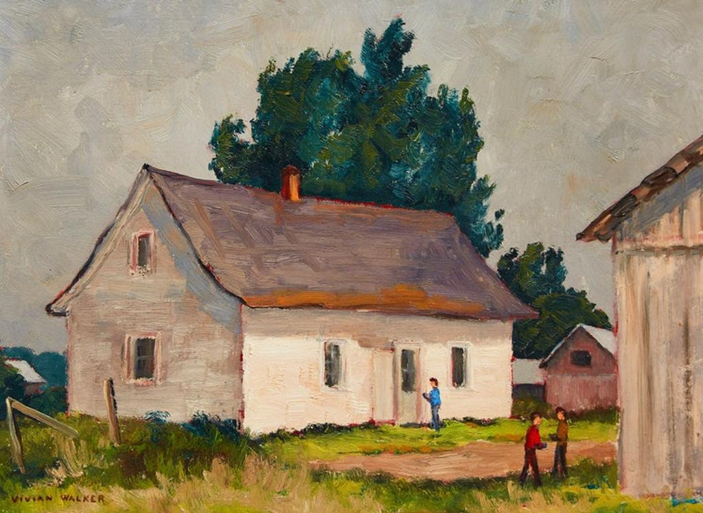 Vivian Walker (1903-1994) - Farm, Mirabel, Que.