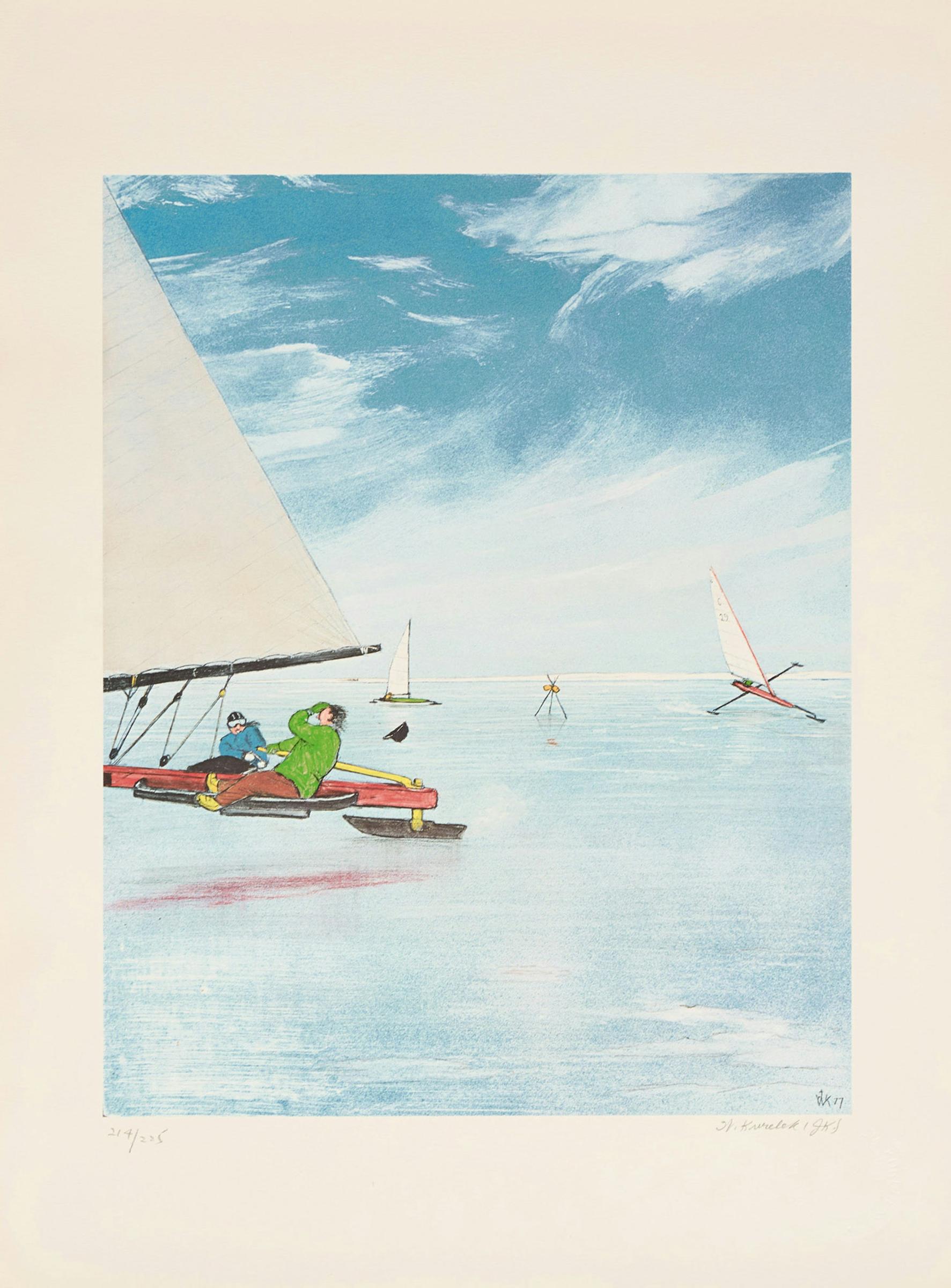 William Kurelek (1927-1977) - Sports Portfolio, 1977