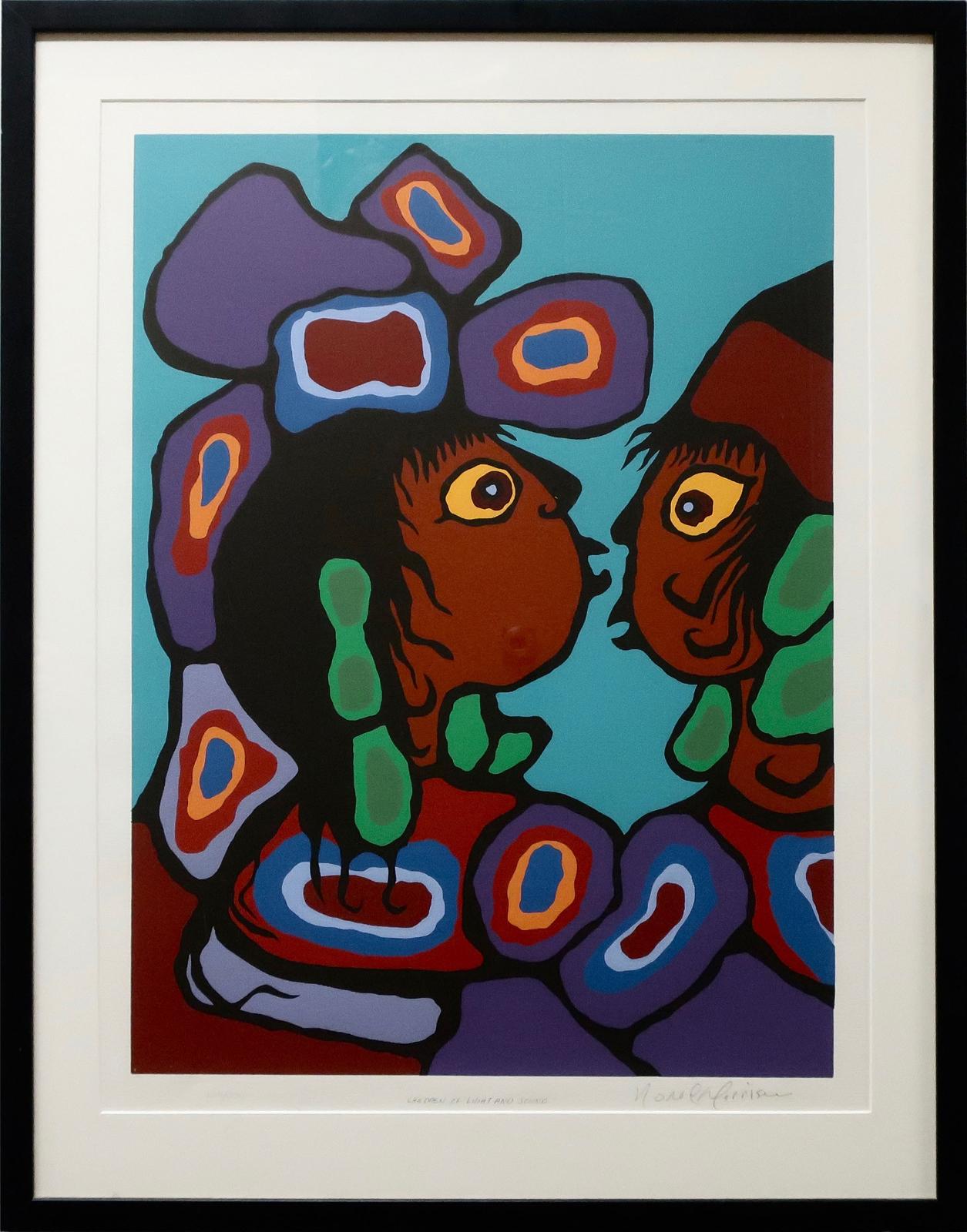 Norval H. Morrisseau (1931-2007) - Children Of Light And Sound