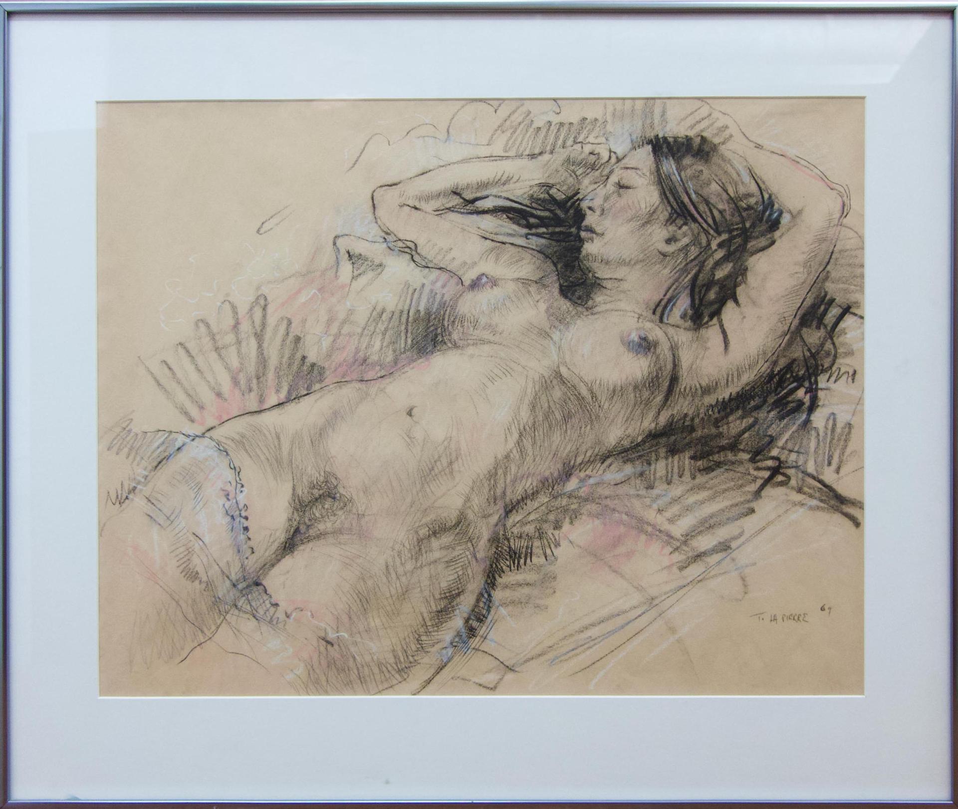 Tom La Pierre (1930-2010) - Sleeping Nude