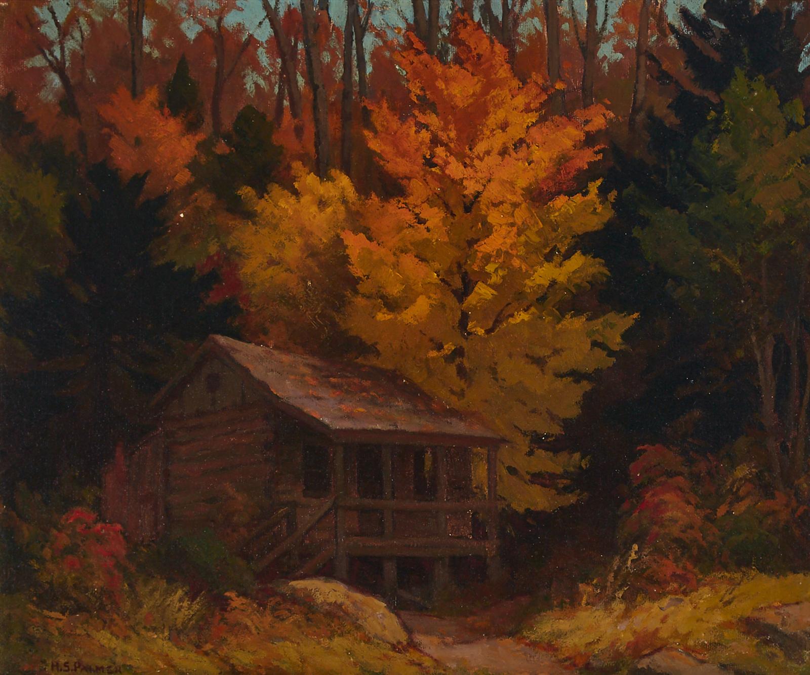 Herbert Sidney Palmer (1881-1970) - Cabin, Autumn