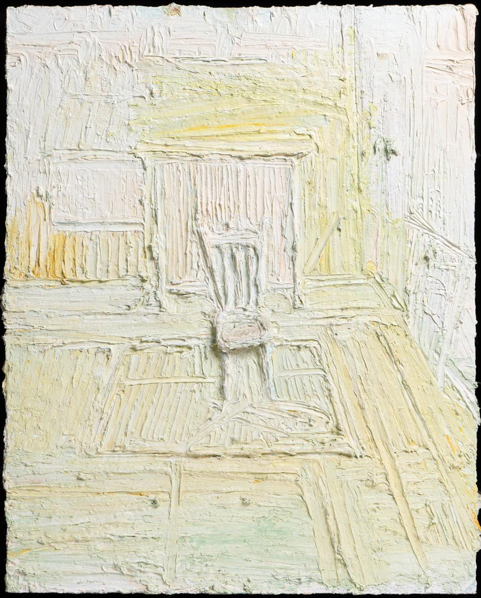 John M. Mcintosh - Chair in Front of Cupboard