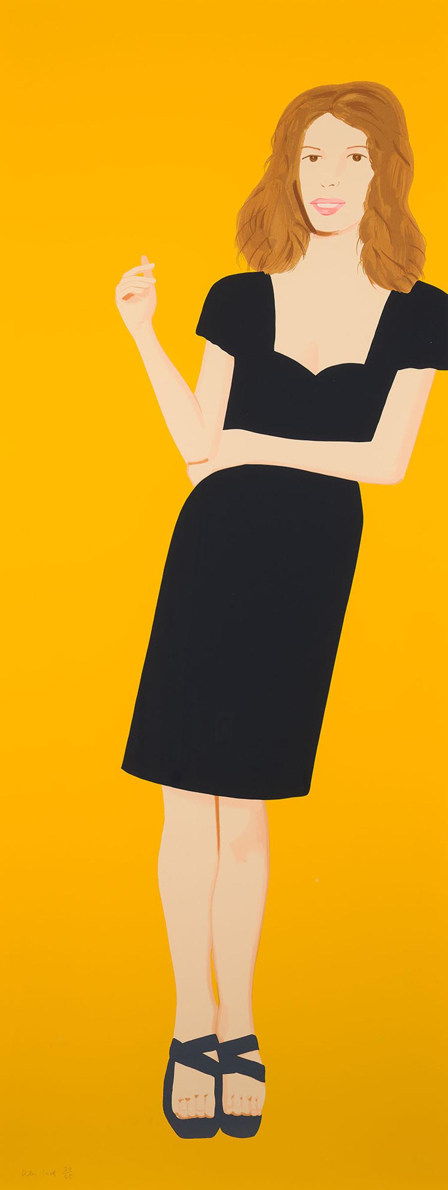 Alex Katz (1927) - Cecily (from Black Dress)