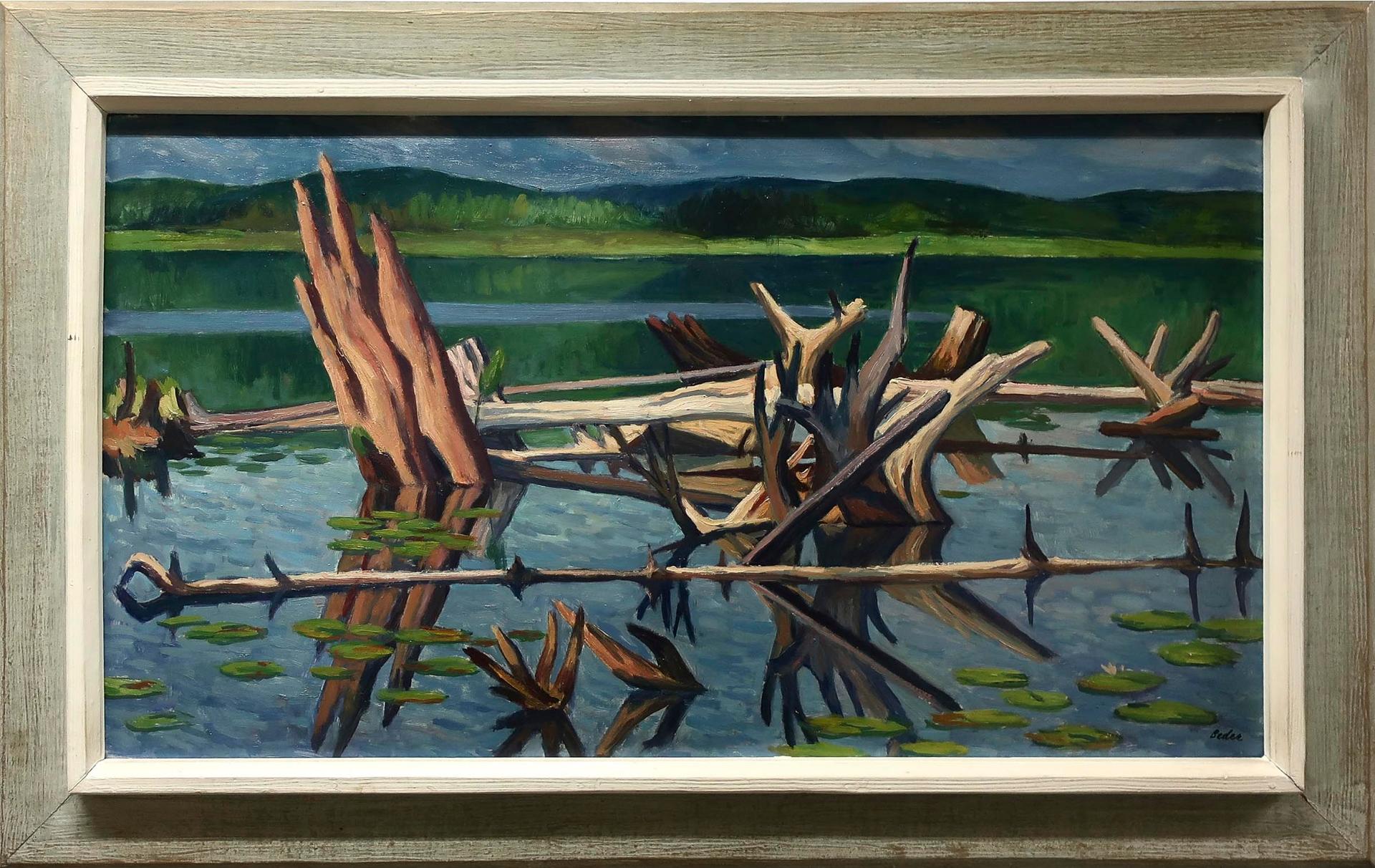 Jack Beder (1910-1987) - Barricade (Laurentians)