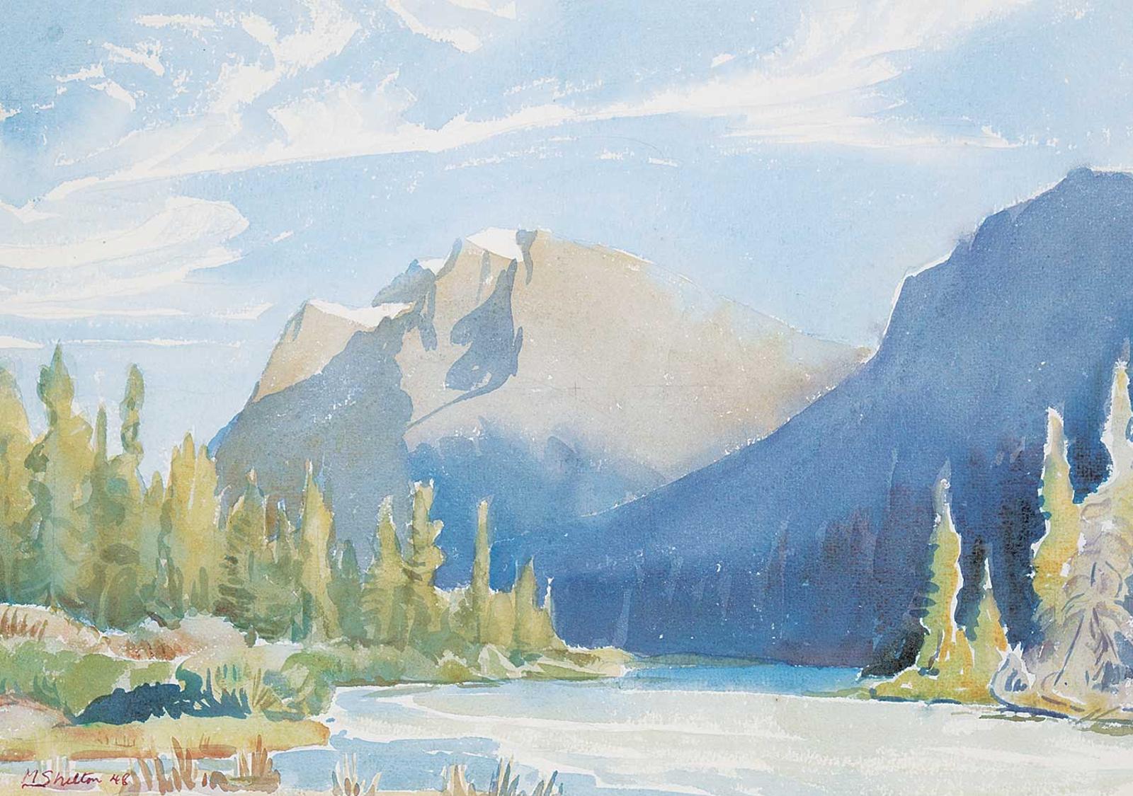 Margaret Dorothy Shelton (1915-1984) - Mt. Patterson [at Water Fowl Lake]