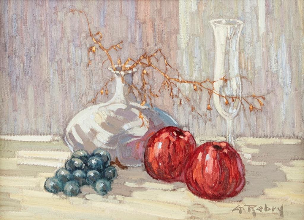 Gaston Rebry (1933-2007) - Nature morte avec pommes rouges