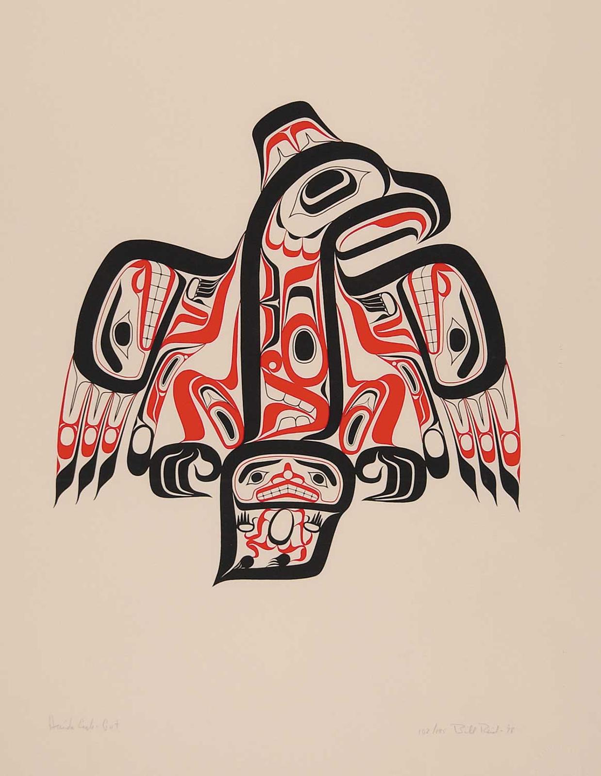 Bill (William) Ronald Reid (1920-1998) - Haida Eagle - Ghuut  #102/195