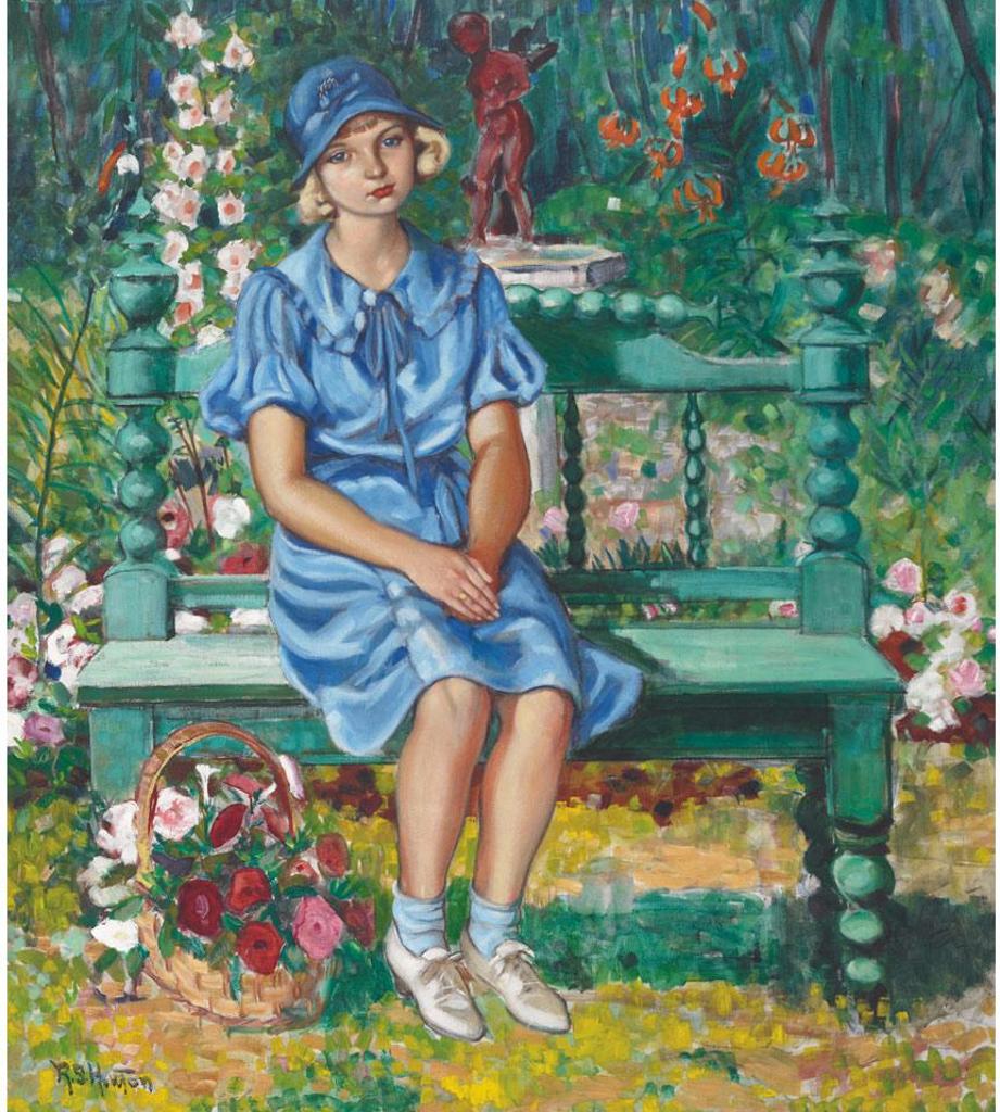 Randolph Stanley Hewton (1888-1960) - Girl In The Garden