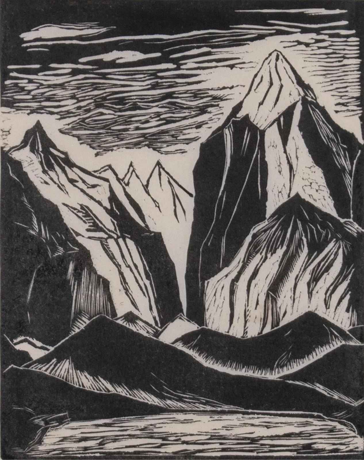 Friedrich Wilhelm (Fritz) Brandtner (1896-1969) - Mountain; 1930