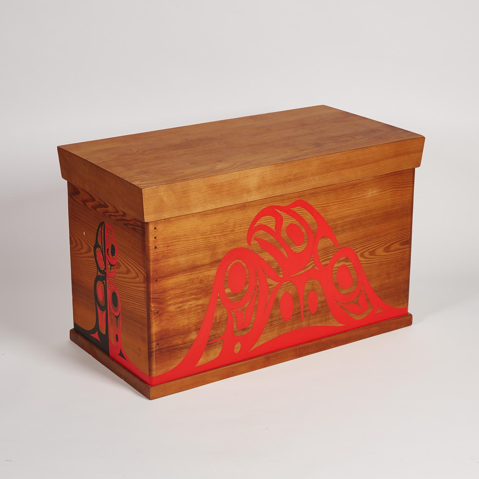 Val Malesku - Painted Bentwood Box