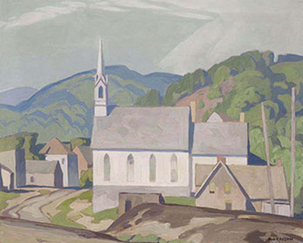 Alfred Joseph (A.J.) Casson (1898-1992) - The Village Church at Barry's Bay