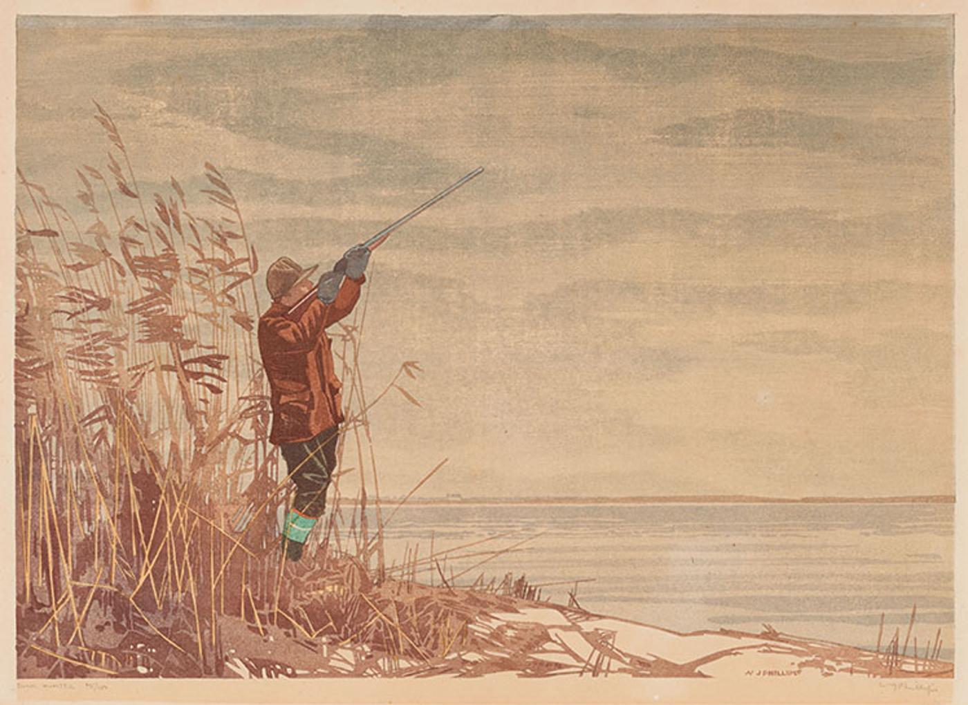 Walter Joseph (W.J.) Phillips (1884-1963) - The Duck Hunter
