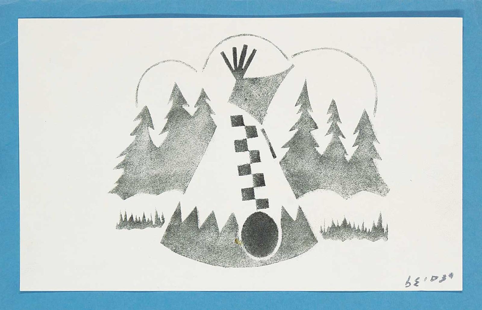 First Nations Basket School - Untitled - Teepee