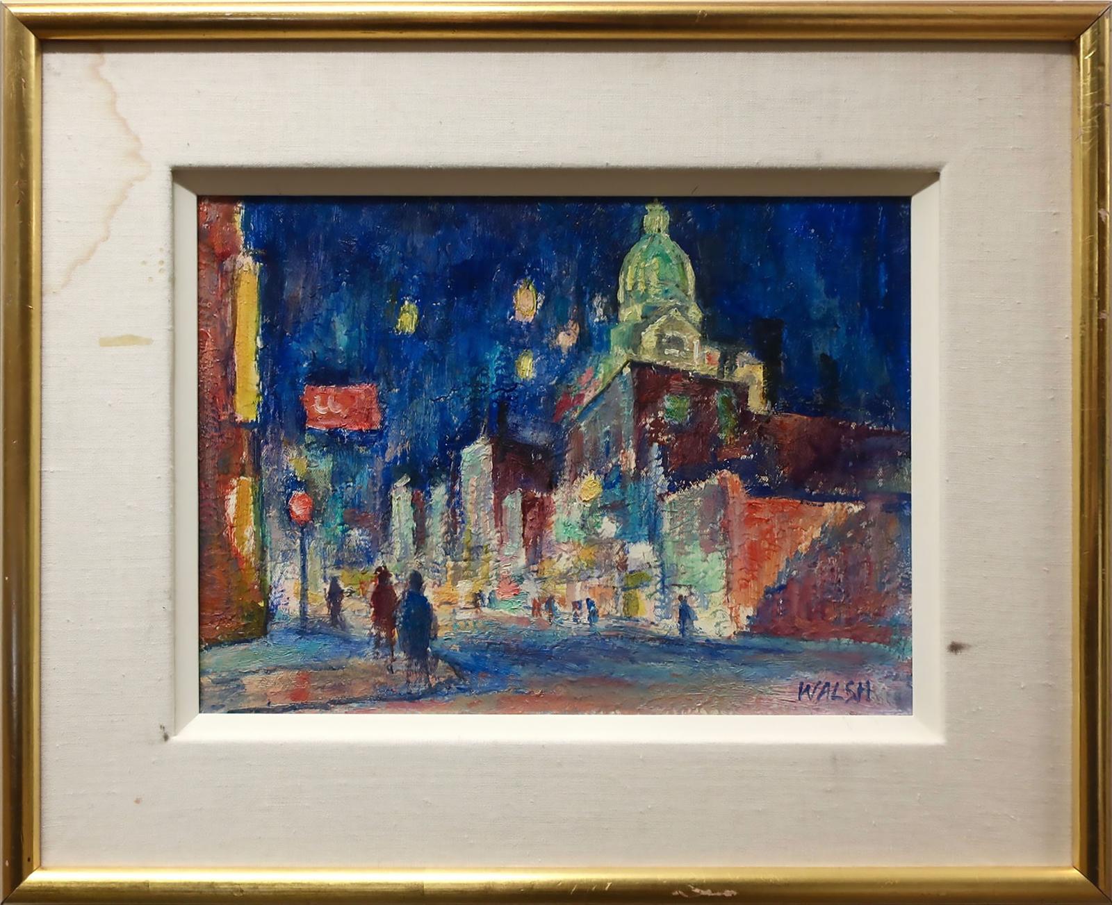 John Stanley Walsh (1907-1994) - Untitled (Montreal At Night)