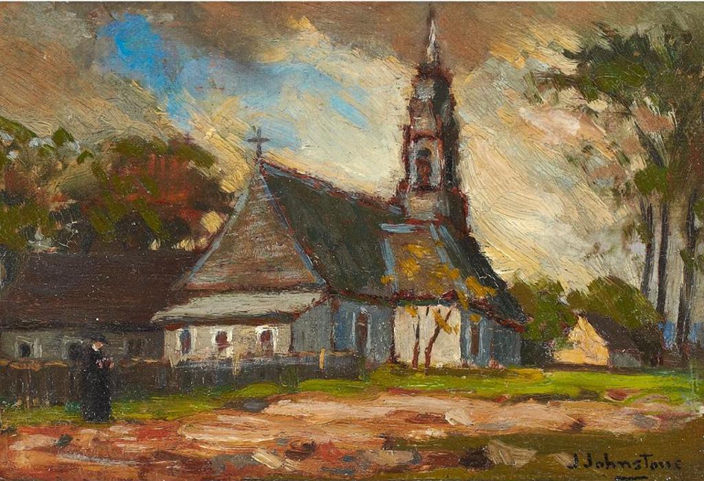 John Young Johnstone (1887-1930) - Old Church, Pointe-Aux-Trembles