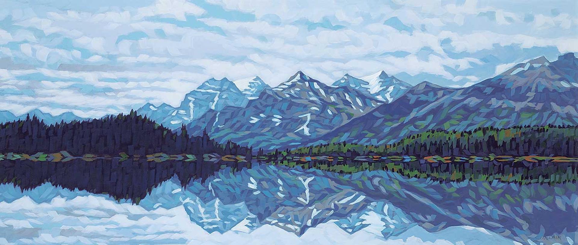 Deborah Lougheed Sinclair (1953) - Reflections of Mt. Temple