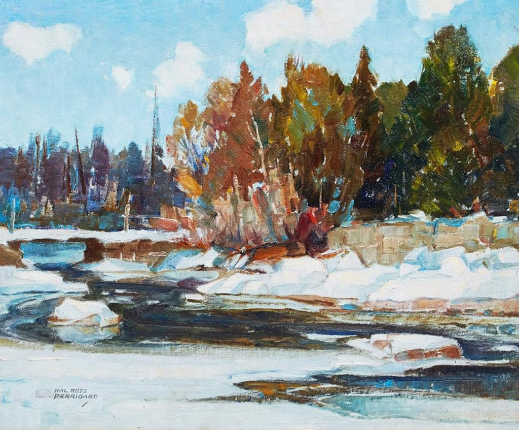 Hal Ross Perrigard (1891-1960) - A Spring Thaw in the Eastern Townships