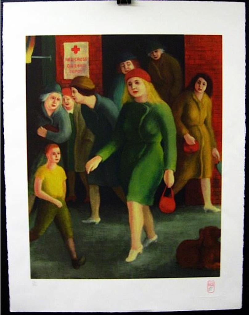 Miller Gore Brittain (1912-1968) - Leaving The Cloth Depot; Head In The Wind