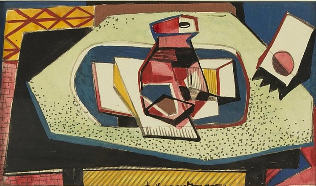 Fritz Brandtner (1896-1969) - Untitled - Abstract Still Life