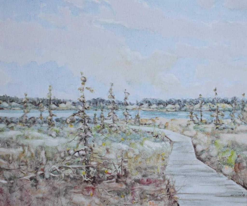 Hans Herold (1925-2011) - River Landscape