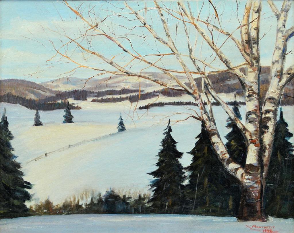 Rolland Montpetit (1913-1983) - Winter Fields