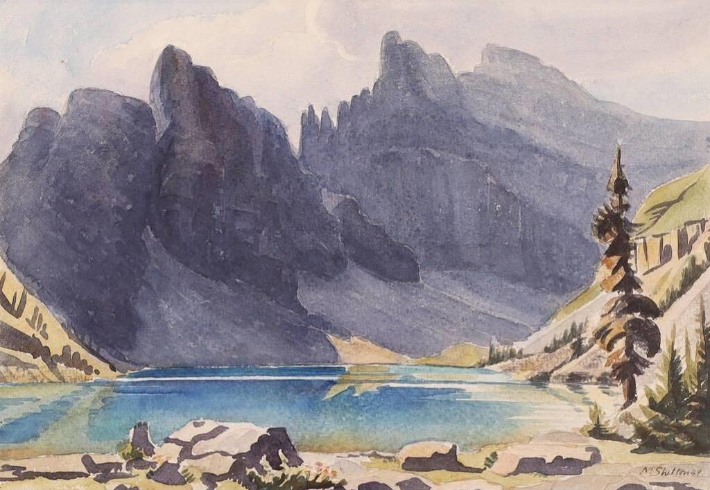 Margaret Dorothy Shelton (1915-1984) - Lake Agnes; 1949