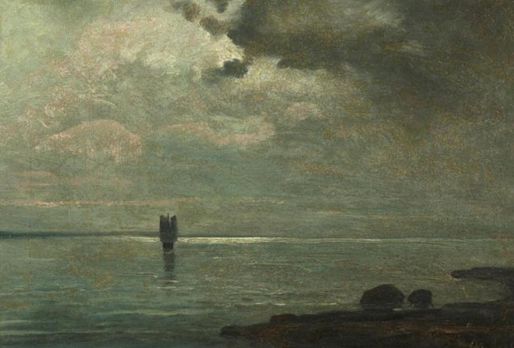 Charles Edouard Masson Huot (1855-1930) - Sailing At Dusk