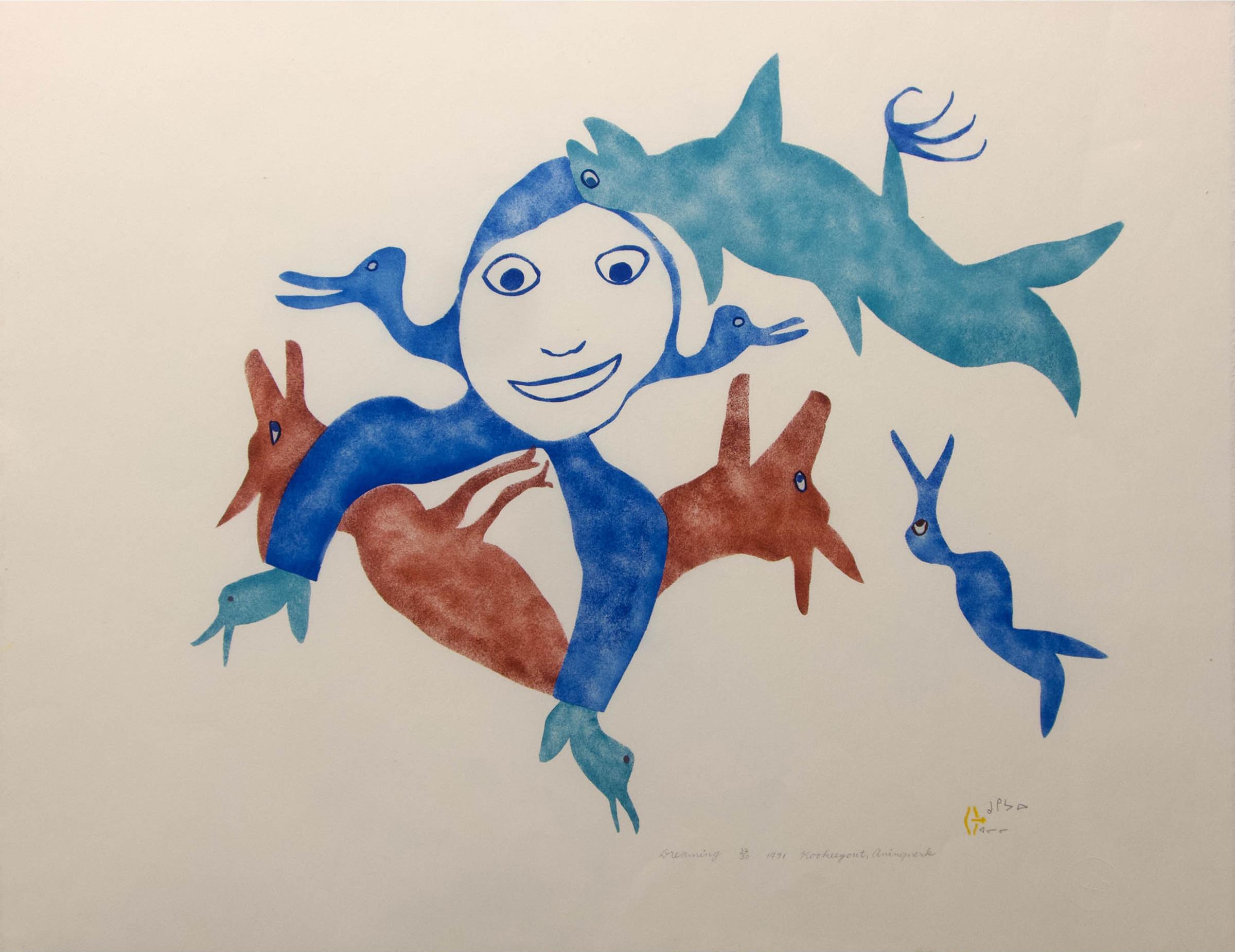 Myra Kukiiyaut (1929-2006) - Dreaming
