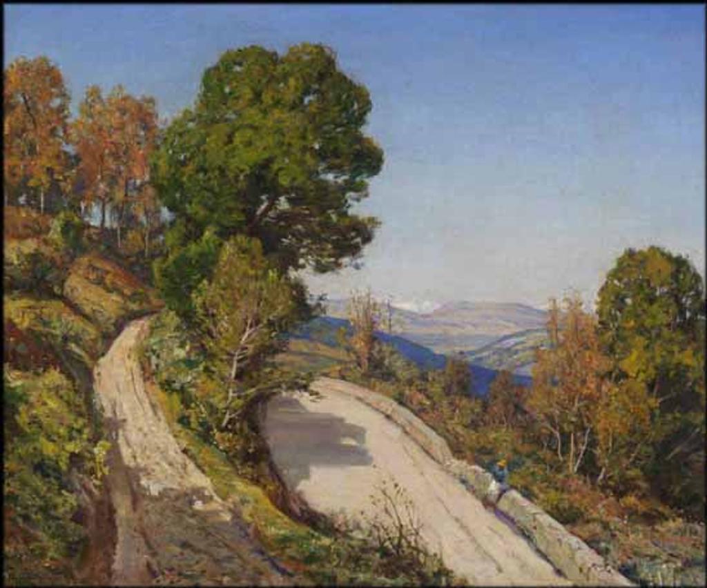 Herbert Hughes-Stanton (1870-1937) - The Road Above the Valley