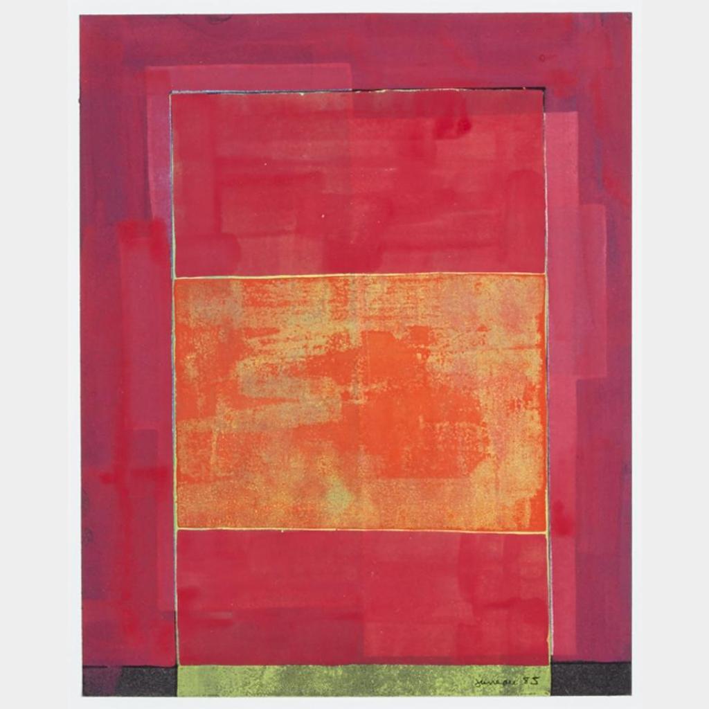 Denis Juneau (1925-2014) - Orange Rectangle