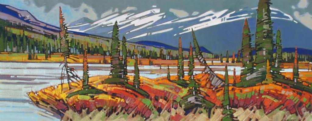 Cameron Bird (1971) - Rainstorm - Athabasca River
